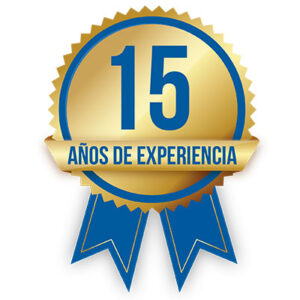 15 AÑOS DE EXPERIENCIA